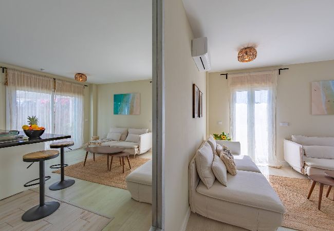 Apartamento en Tarifa - Jardín resguardado del Levante - WIFI Fibra Óptica  Apartamento en Tarifa - Jardín resguardado del Levante - WIFI Fibra Óptica