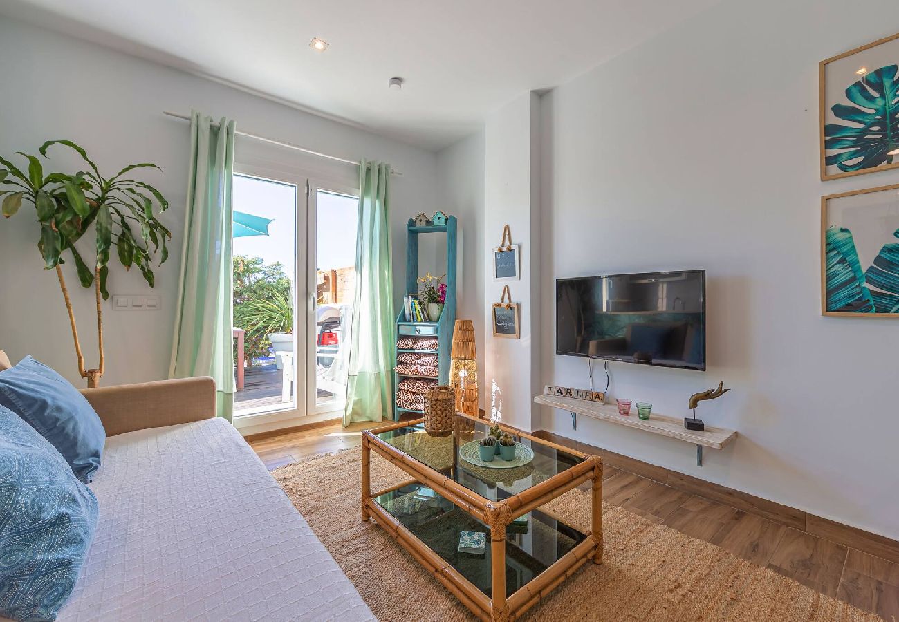 Apartamento en Tarifa - Jardín soleado sin viento - WIFI Fibra Óptica 