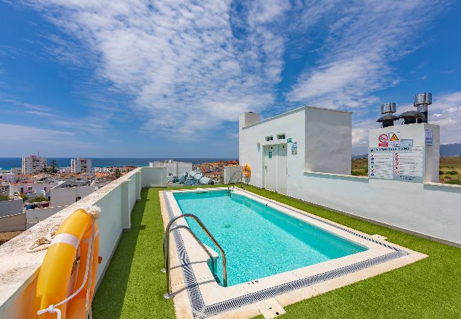 Apartamento en Tarifa - Vistas, piscina, terraza & WIFI fibra optica Apartamento en Tarifa - Vistas, piscina, terraza & WIFI fibra optica