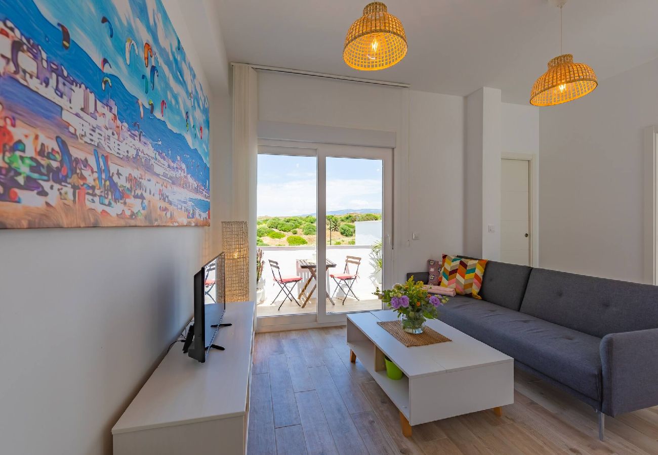 Apartamento en Tarifa - Vistas, piscina, terraza & fibra 