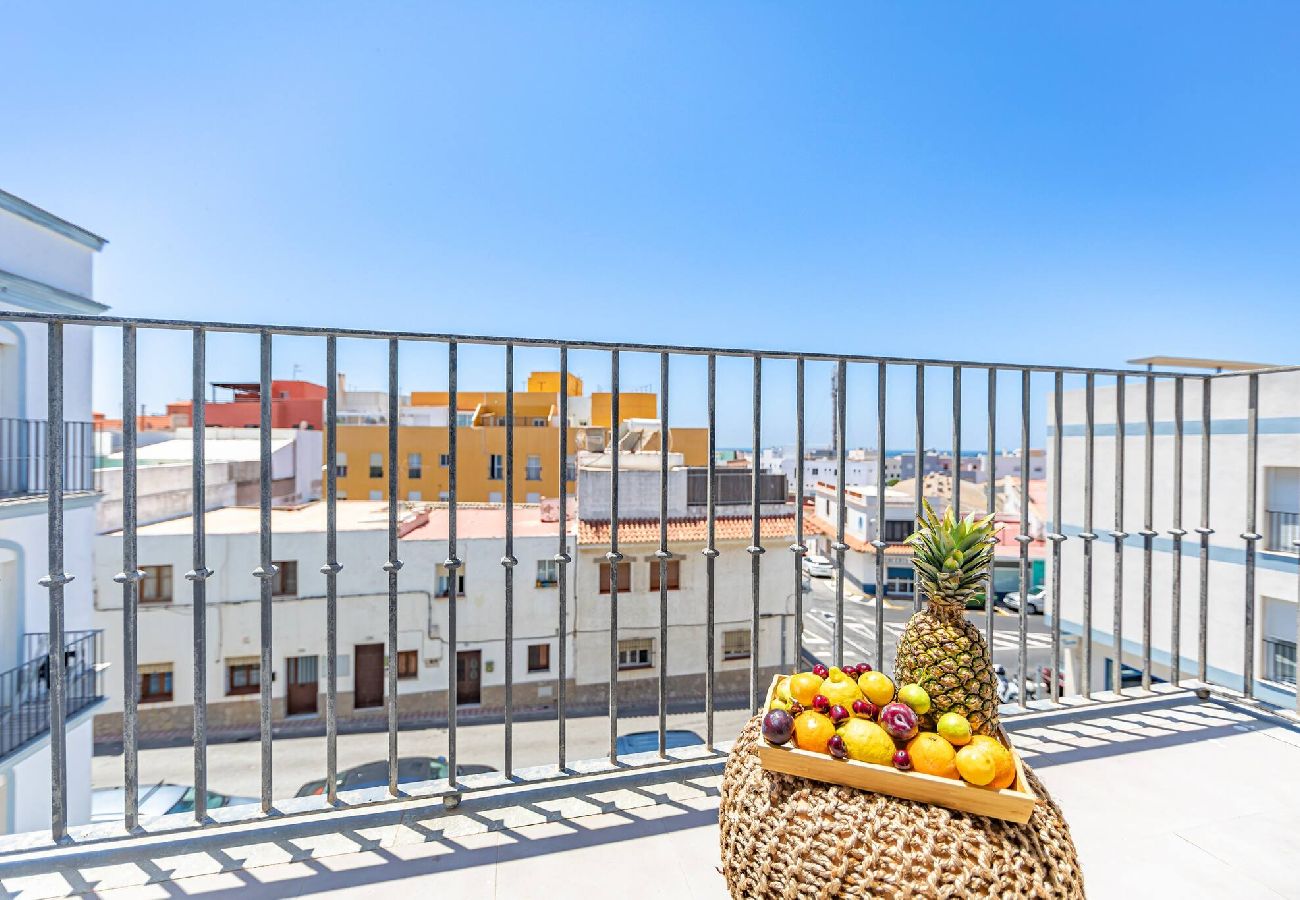 Apartamento en Tarifa - Ventura-Céntrico, Piscina, Balcón WIFI y Parking 