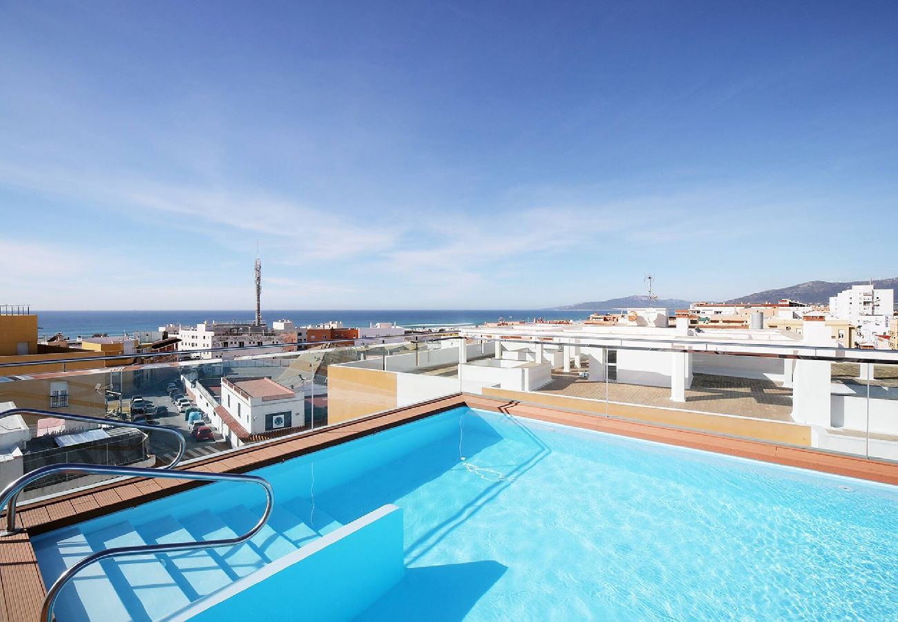 Apartamento en Tarifa - Ventura-Céntrico, Piscina, Balcón WIFI y Parking 