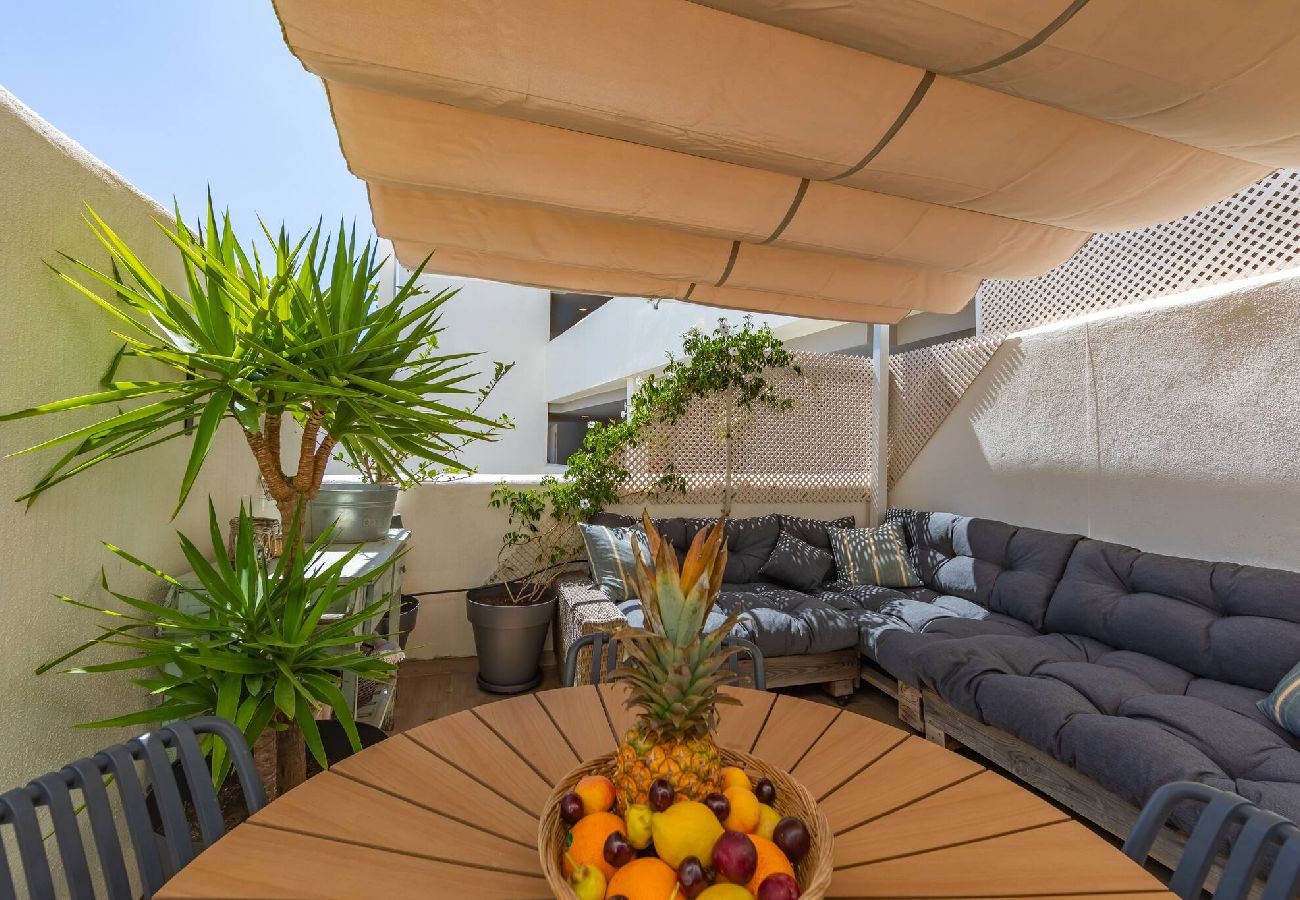 Apartamento en Tarifa - Piscina, Terraza, cerca de la playa y oficina 