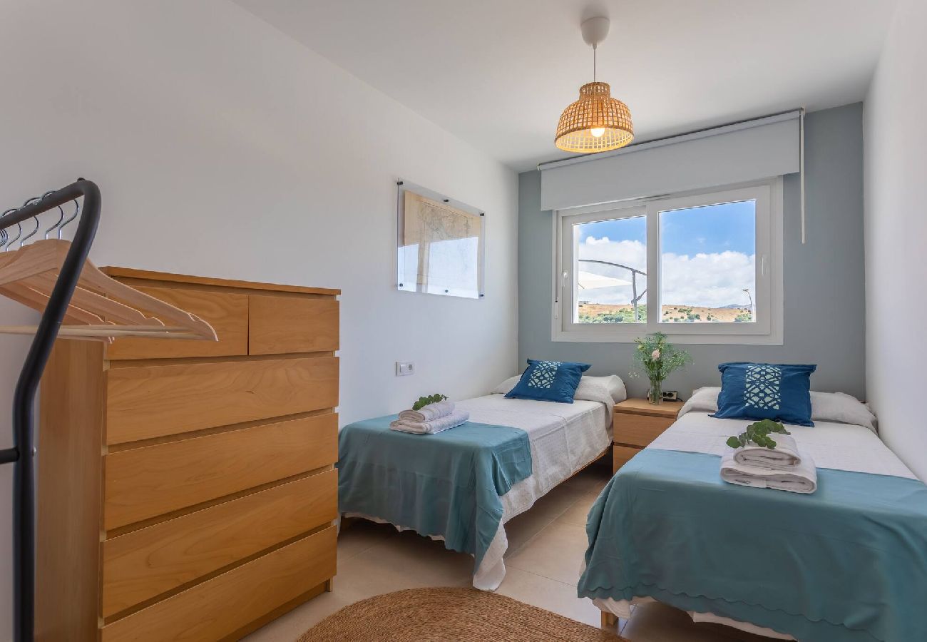 Apartamento en Tarifa - Terraza, vistas, piscina, aparcamiento y WIFI 