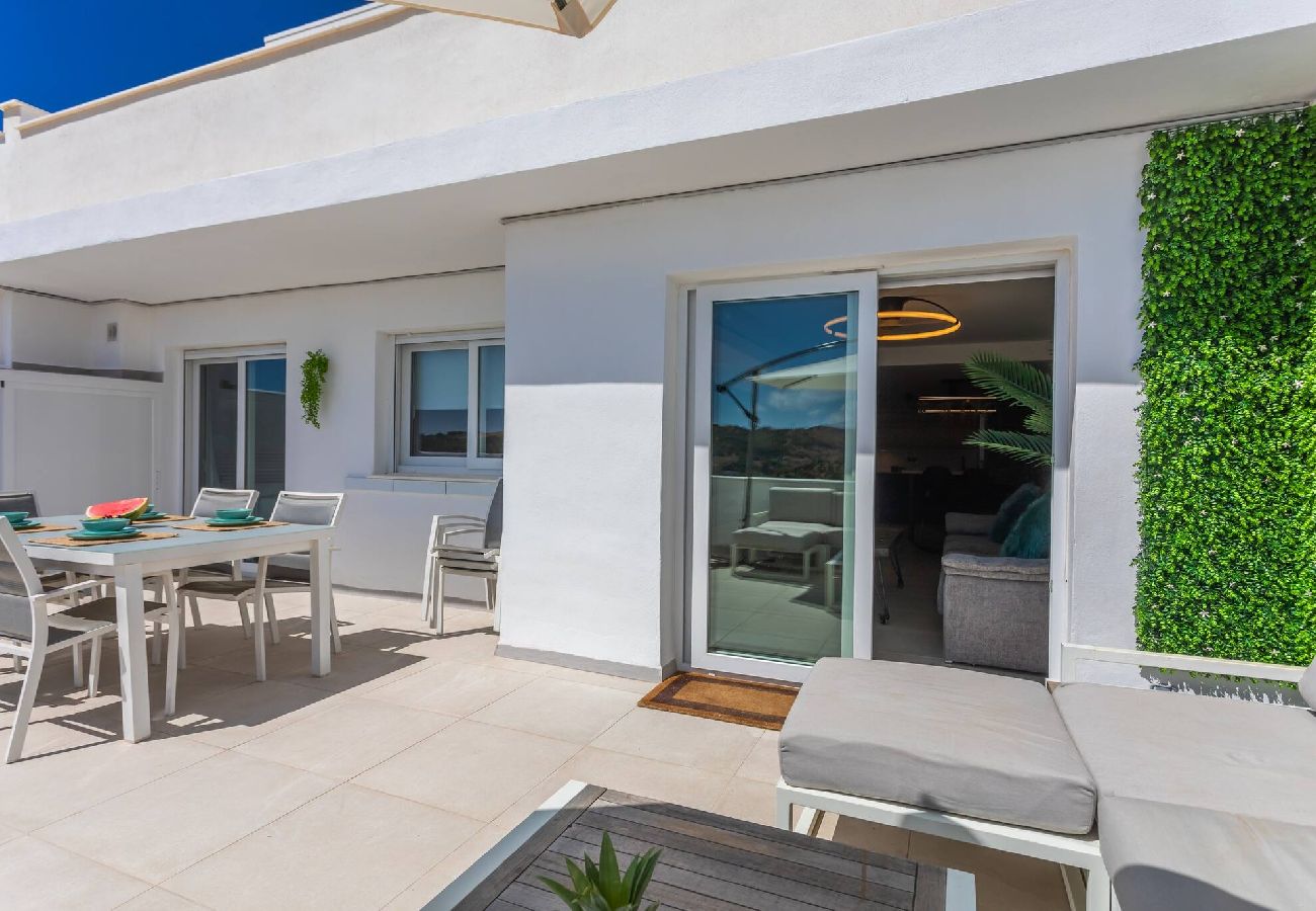 Apartamento en Tarifa - Terraza, vistas, piscina, aparcamiento y WIFI 