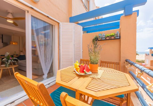 Apartamento en Tarifa - 1a linea playa, balcon & piscina 