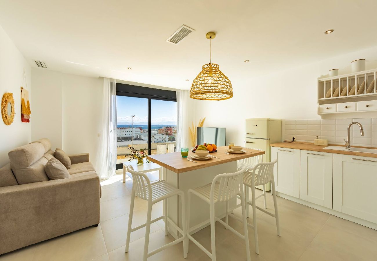 Apartamento en Tarifa - Centro, vistas al estrecho, garaje y fibra optica 