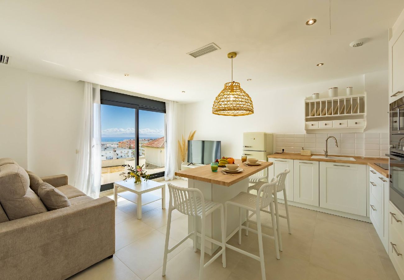 Apartamento en Tarifa - Centro, vistas al estrecho, garaje y fibra optica 