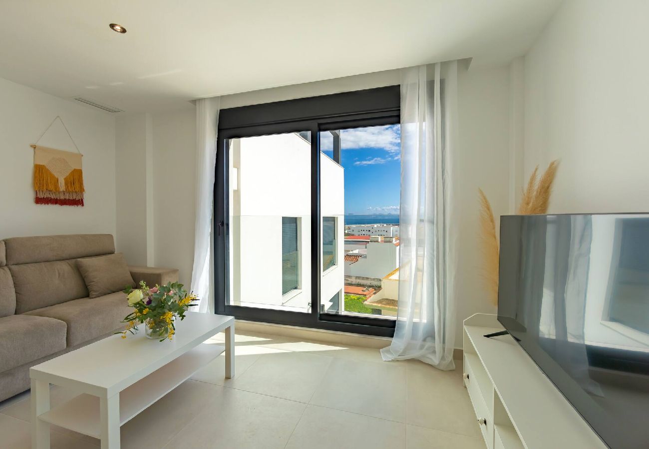 Apartamento en Tarifa - Centro, vistas al estrecho, garaje y fibra optica 