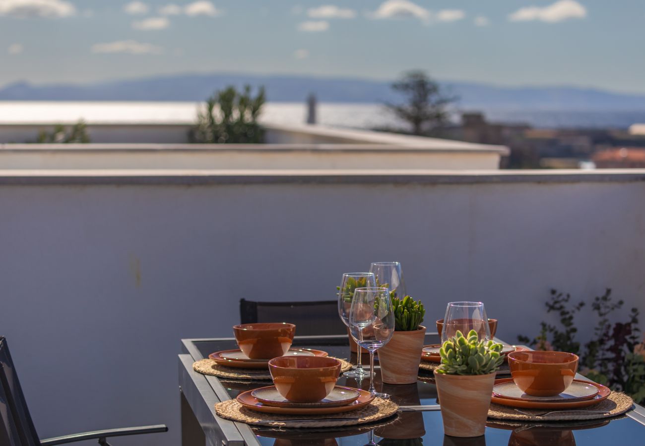 Apartamento en Tarifa - Ático en centro - terrazas, vistas y home office