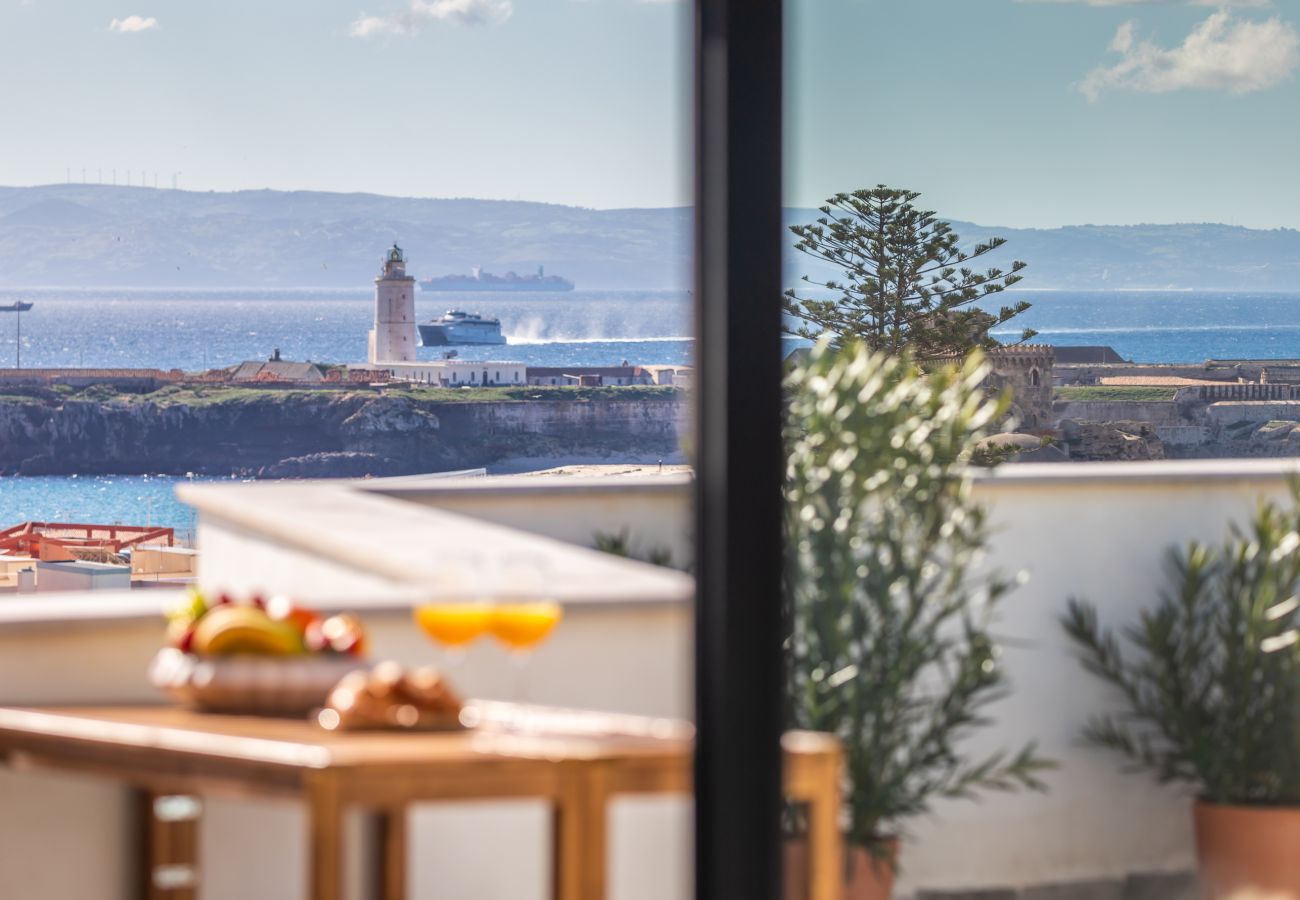 Apartamento en Tarifa - Ático en centro - terrazas, vistas y home office