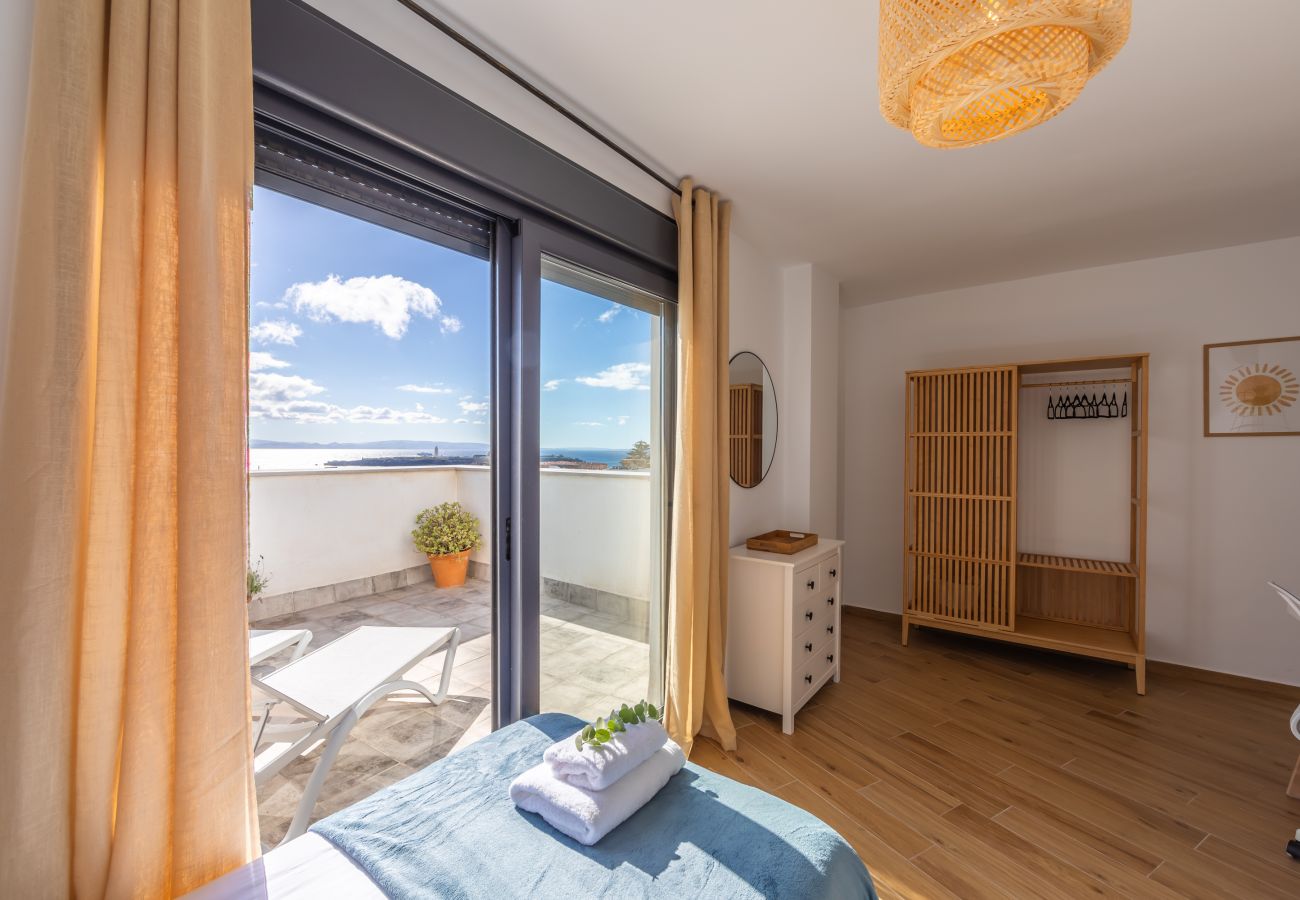 Apartamento en Tarifa - Ático en centro - terrazas, vistas y home office