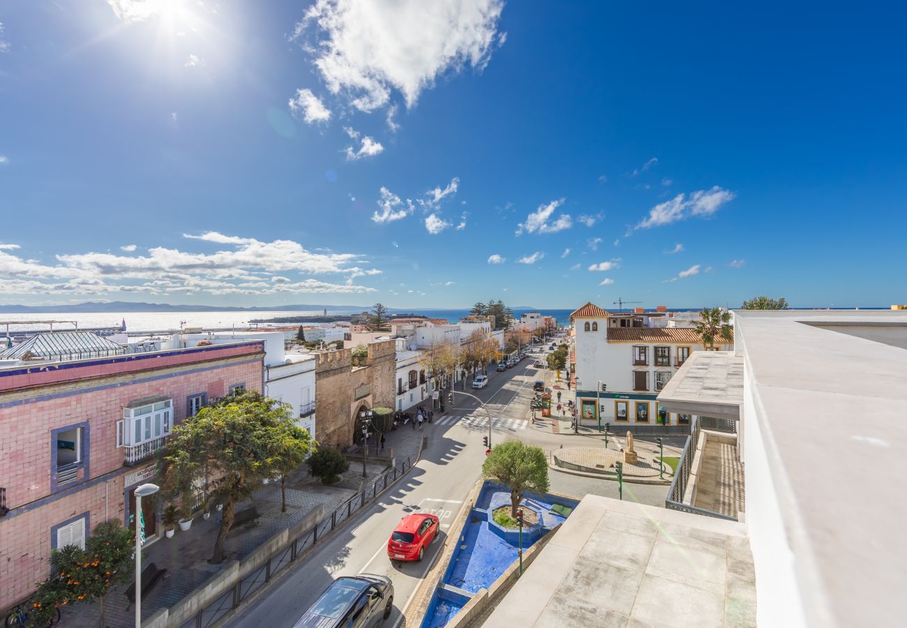 Apartamento en Tarifa - Ático en centro - terrazas, vistas y home office