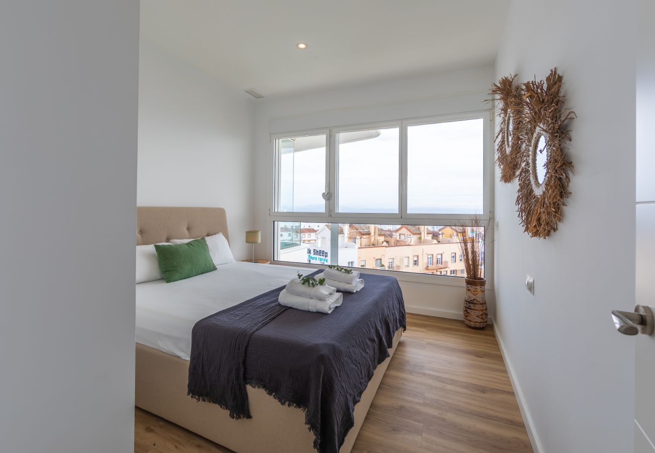 Apartamento en Tarifa - Terraza acristalada con vistas panorámicas