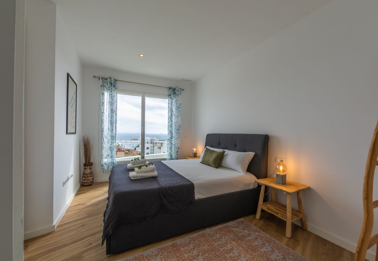 Apartamento en Tarifa - Terraza acristalada con vistas panorámicas