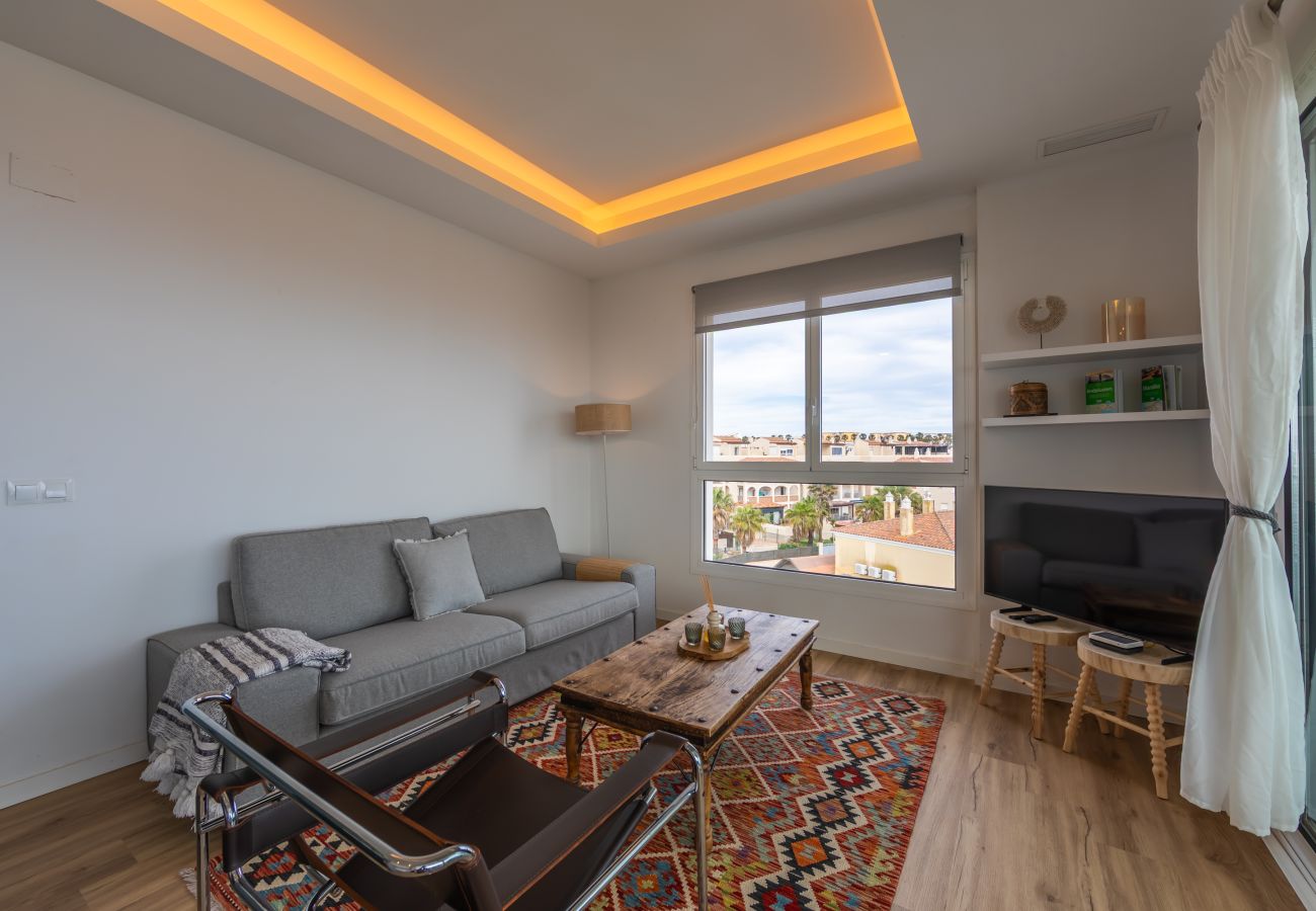 Apartamento en Tarifa - Terraza acristalada con vistas panorámicas