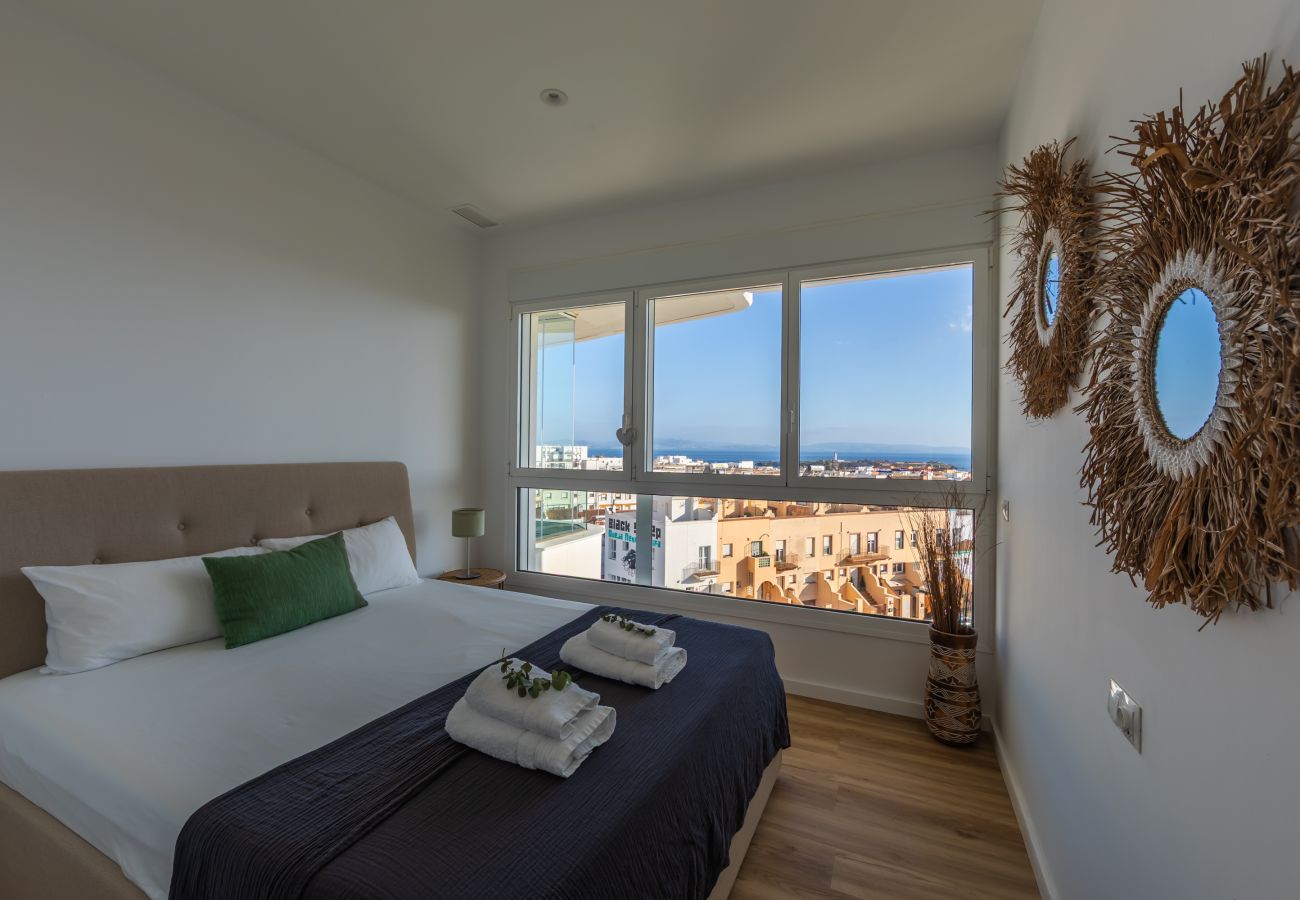 Apartamento en Tarifa - Terraza acristalada con vistas panorámicas