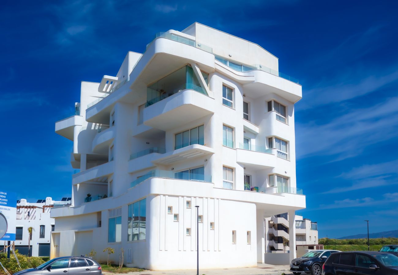 Apartamento en Tarifa - Terraza acristalada con vistas panorámicas