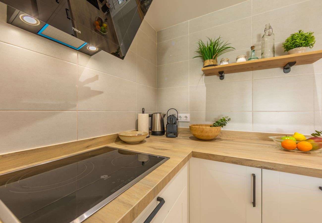 Apartamento en Tarifa - Terraza con vistas al mar y África y piscina