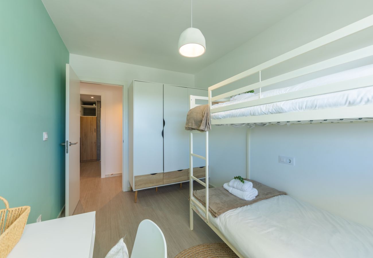 Apartamento en Tarifa - Terraza con vistas al mar y África y piscina