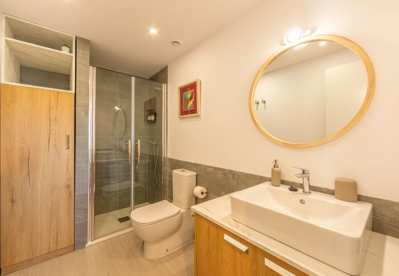 Apartamento en Tarifa - Terraza con vistas al mar y África y piscina