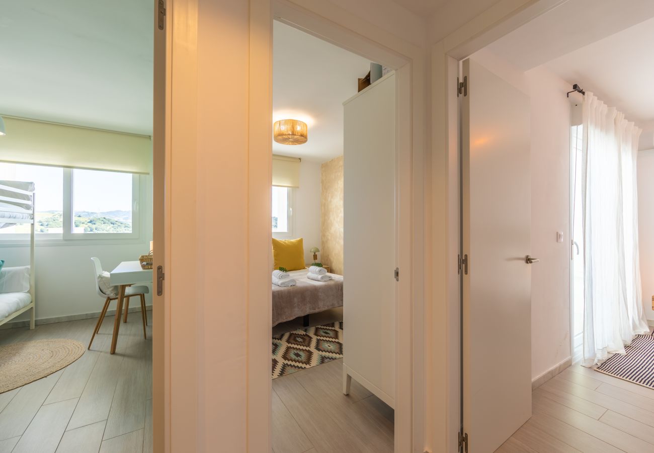 Apartamento en Tarifa - Terraza con vistas al mar y África y piscina