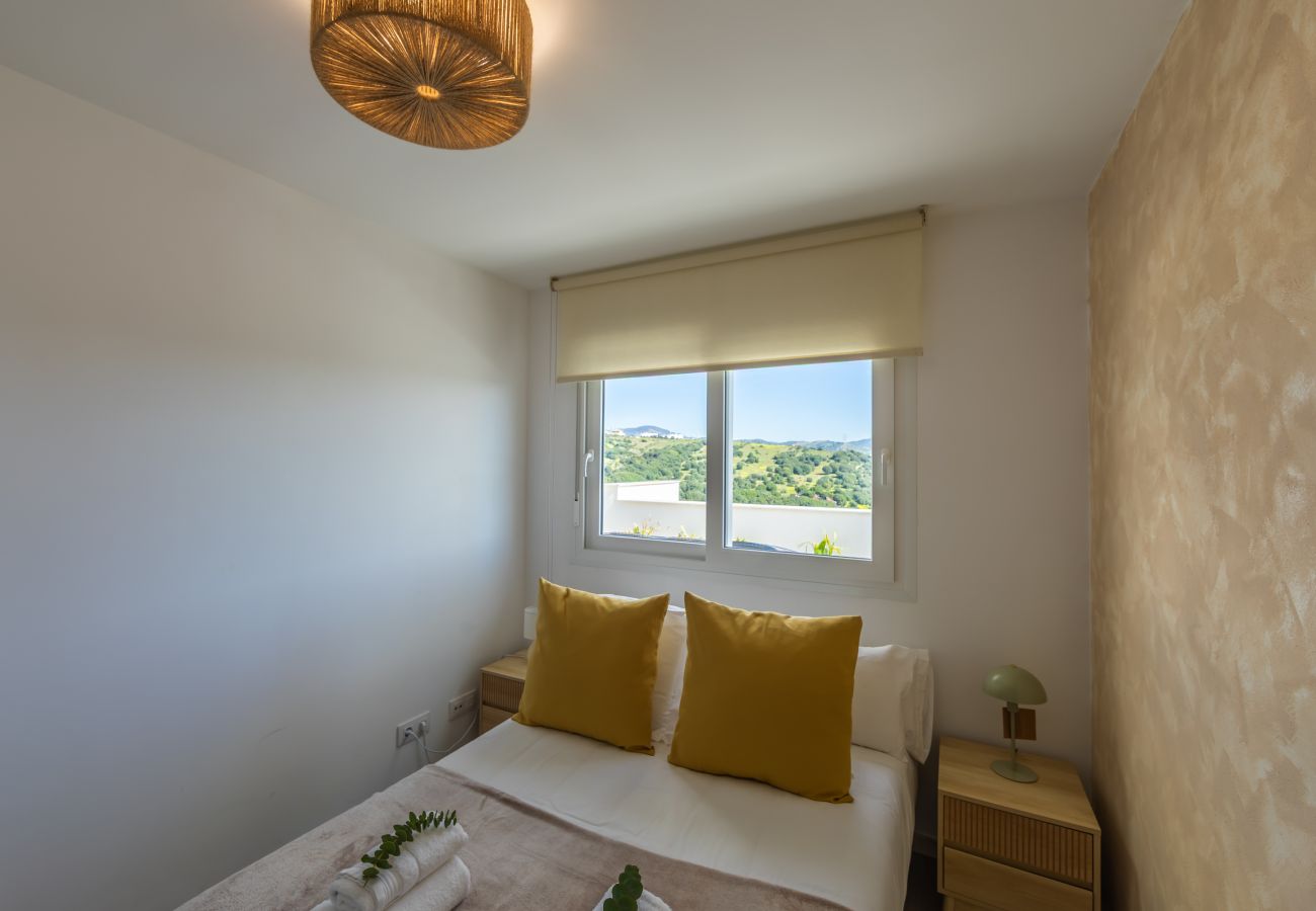 Apartamento en Tarifa - Terraza con vistas al mar y África y piscina