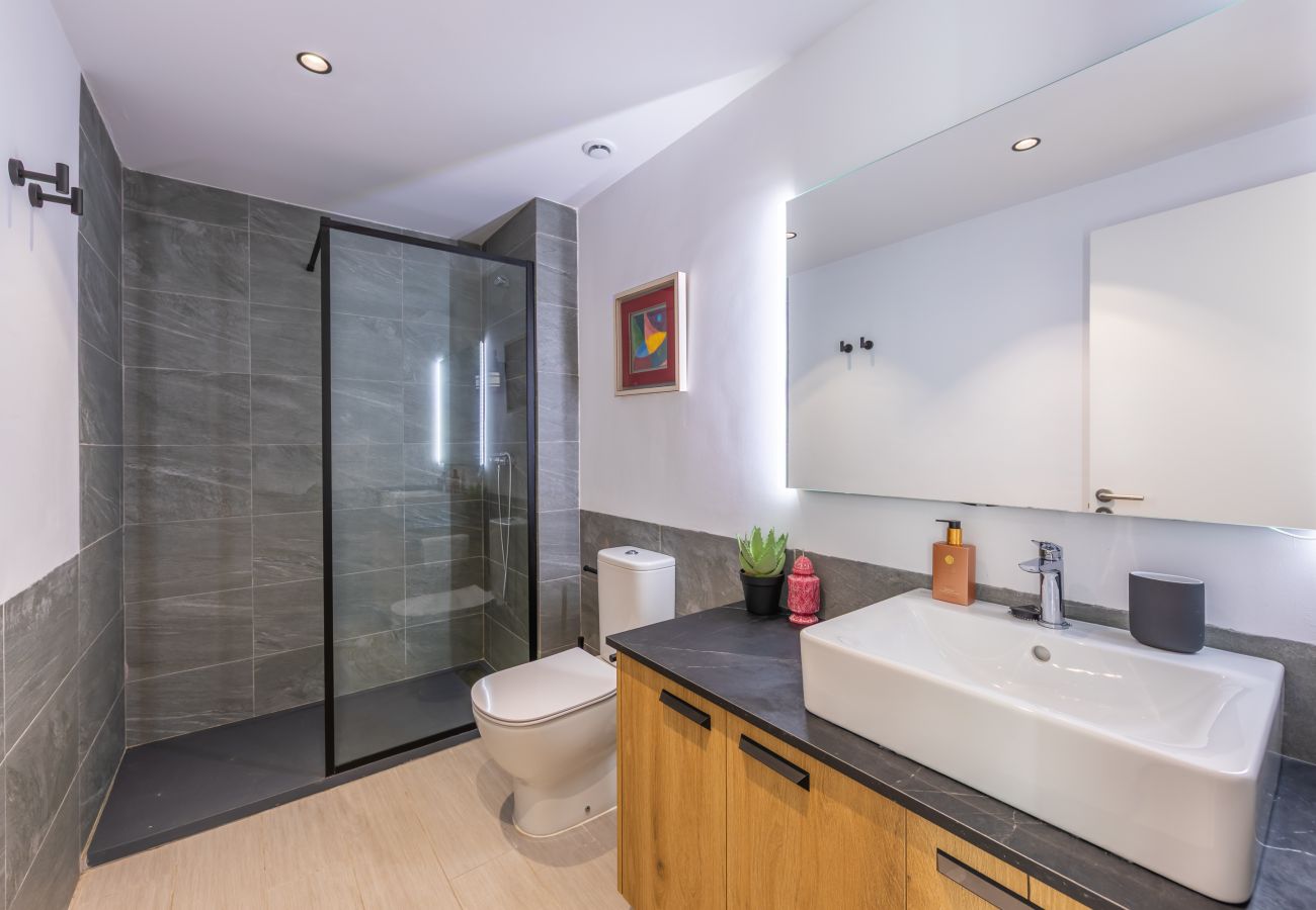 Apartamento en Tarifa - Terraza con vistas al mar y África y piscina