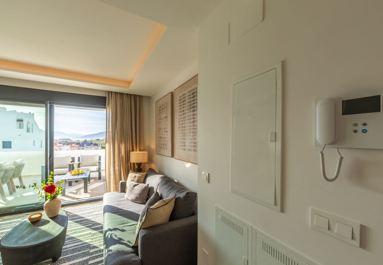 Apartamento en Tarifa - Ático con Vistas al Mar, 3 Terrazas y piscina