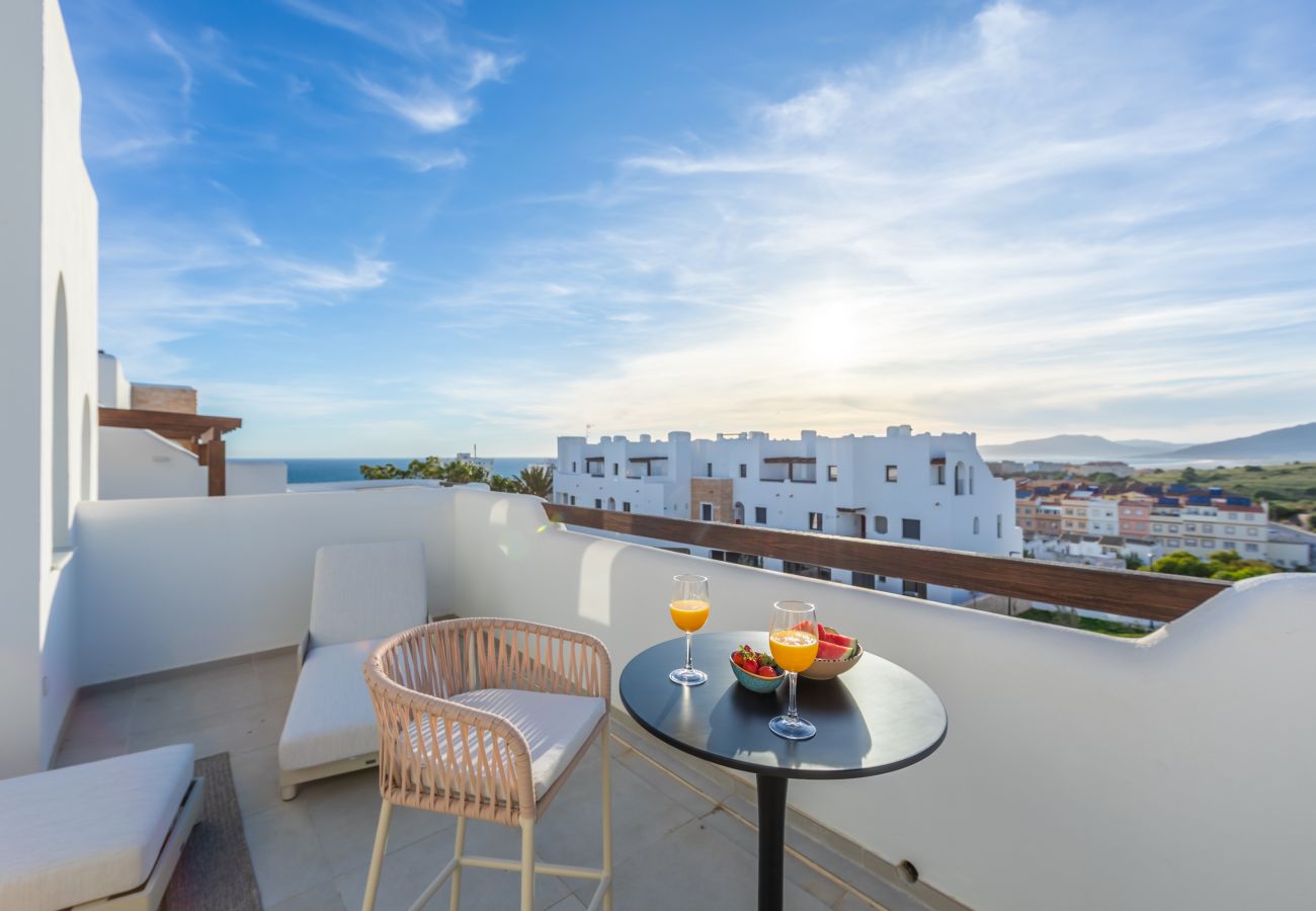 Apartamento en Tarifa - Ático con Vistas al Mar, 3 Terrazas y piscina