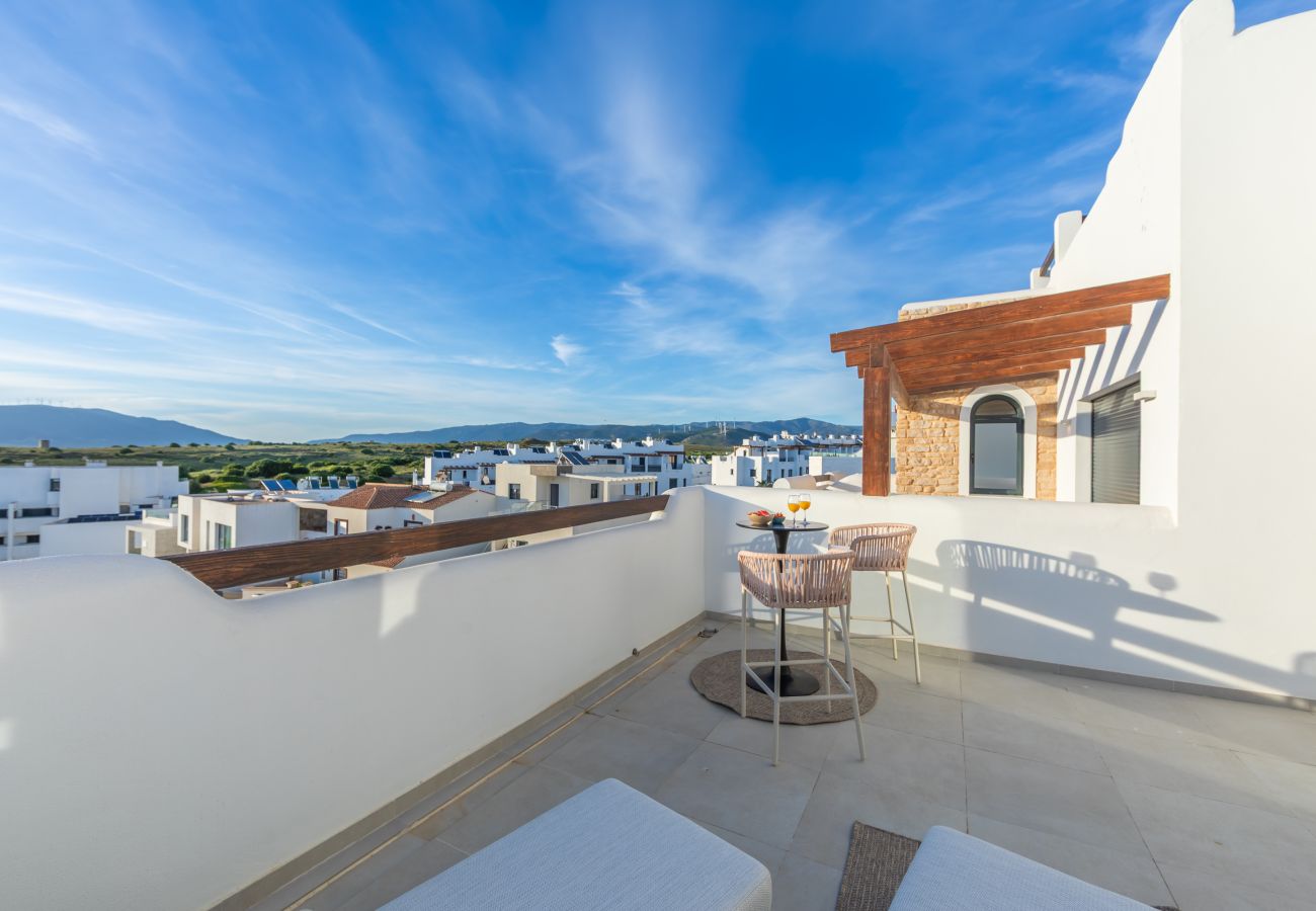 Apartamento en Tarifa - Ático con Vistas al Mar, 3 Terrazas y piscina
