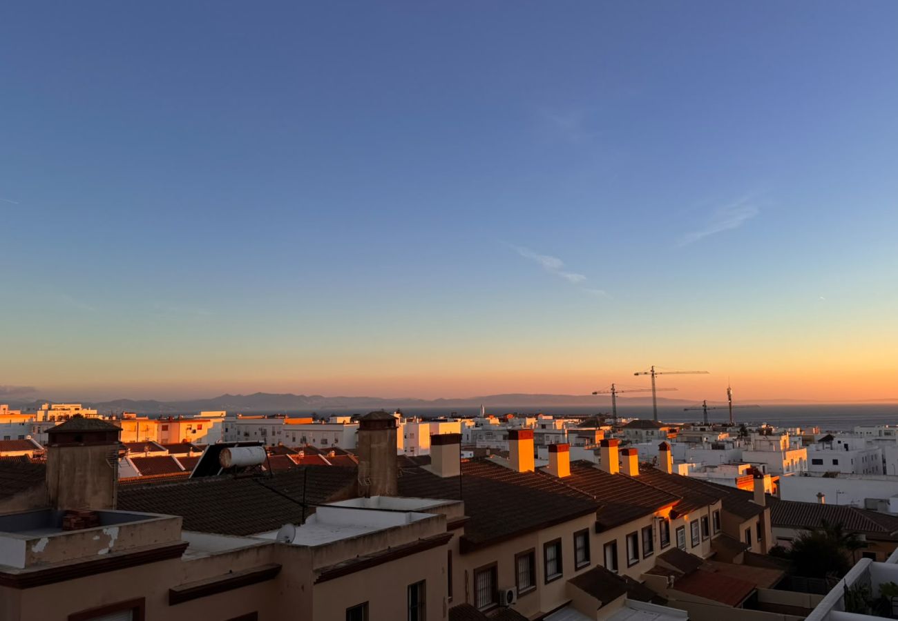 Apartamento en Tarifa - Ático con Vistas al Mar, 3 Terrazas y piscina