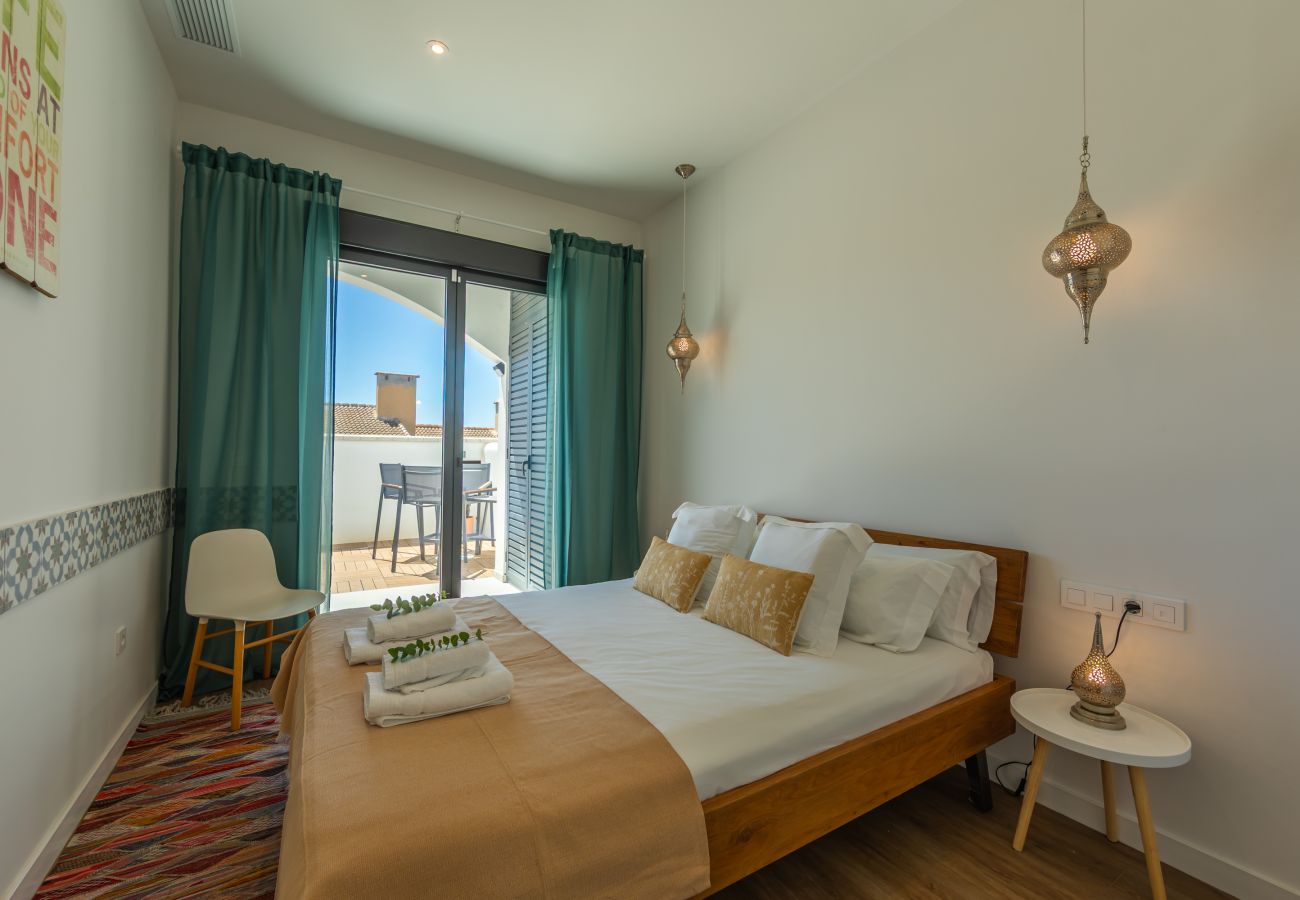 Apartamento en Tarifa - Apartamento con Jardín Protegido del Viento