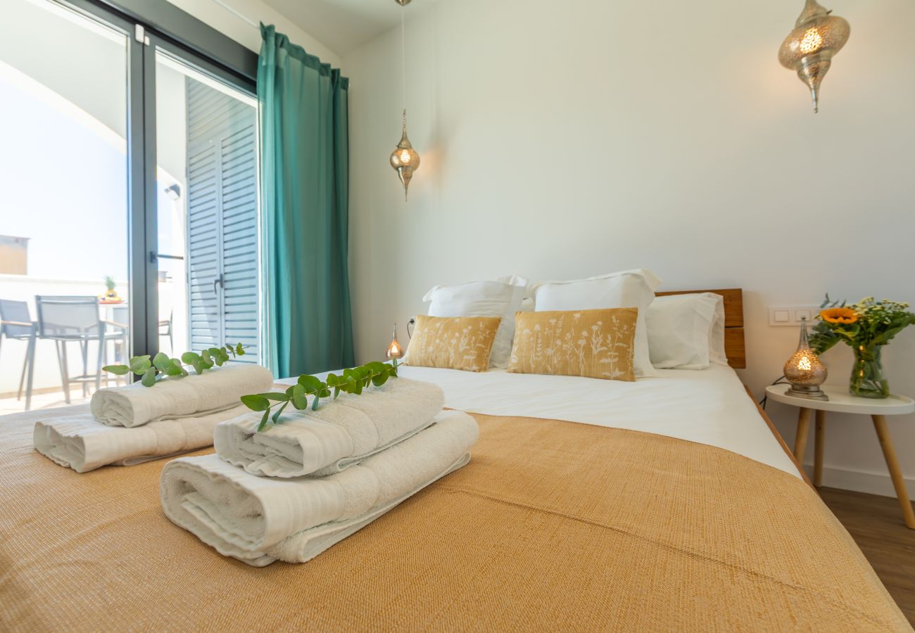 Apartamento en Tarifa - Apartamento con Jardín Protegido del Viento