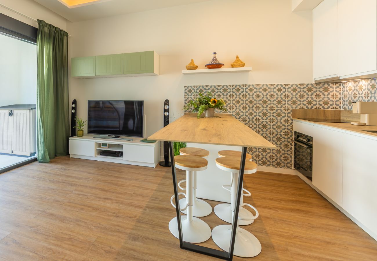 Apartamento en Tarifa - Apartamento con Jardín Protegido del Viento