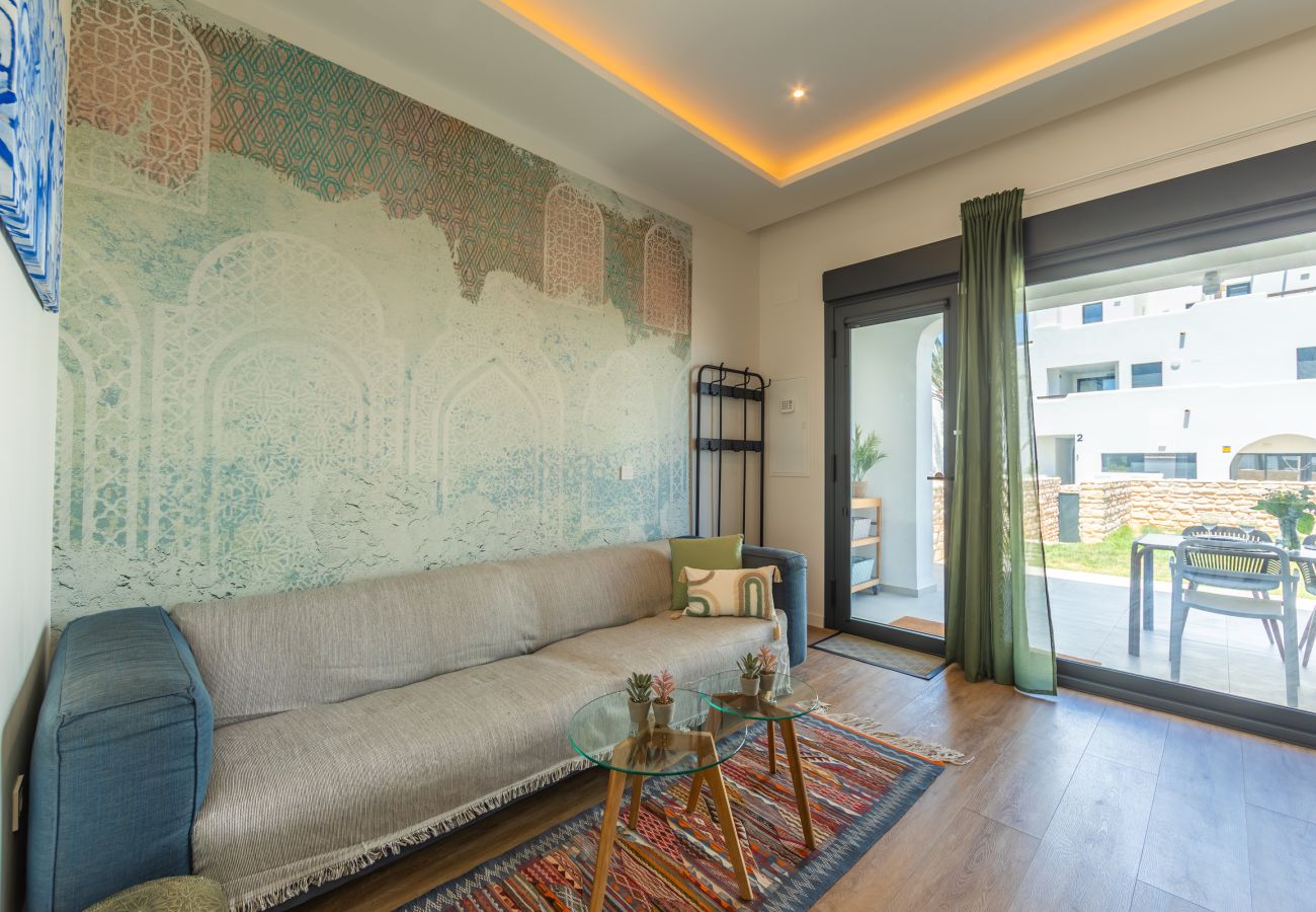Apartamento en Tarifa - Apartamento con Jardín Protegido del Viento