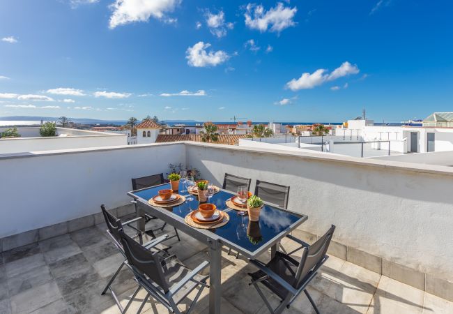 Apartment in Tarifa - Penthouse in center; terraces, views & home office Apartment in Tarifa - Penthouse in center; terraces, views & home office