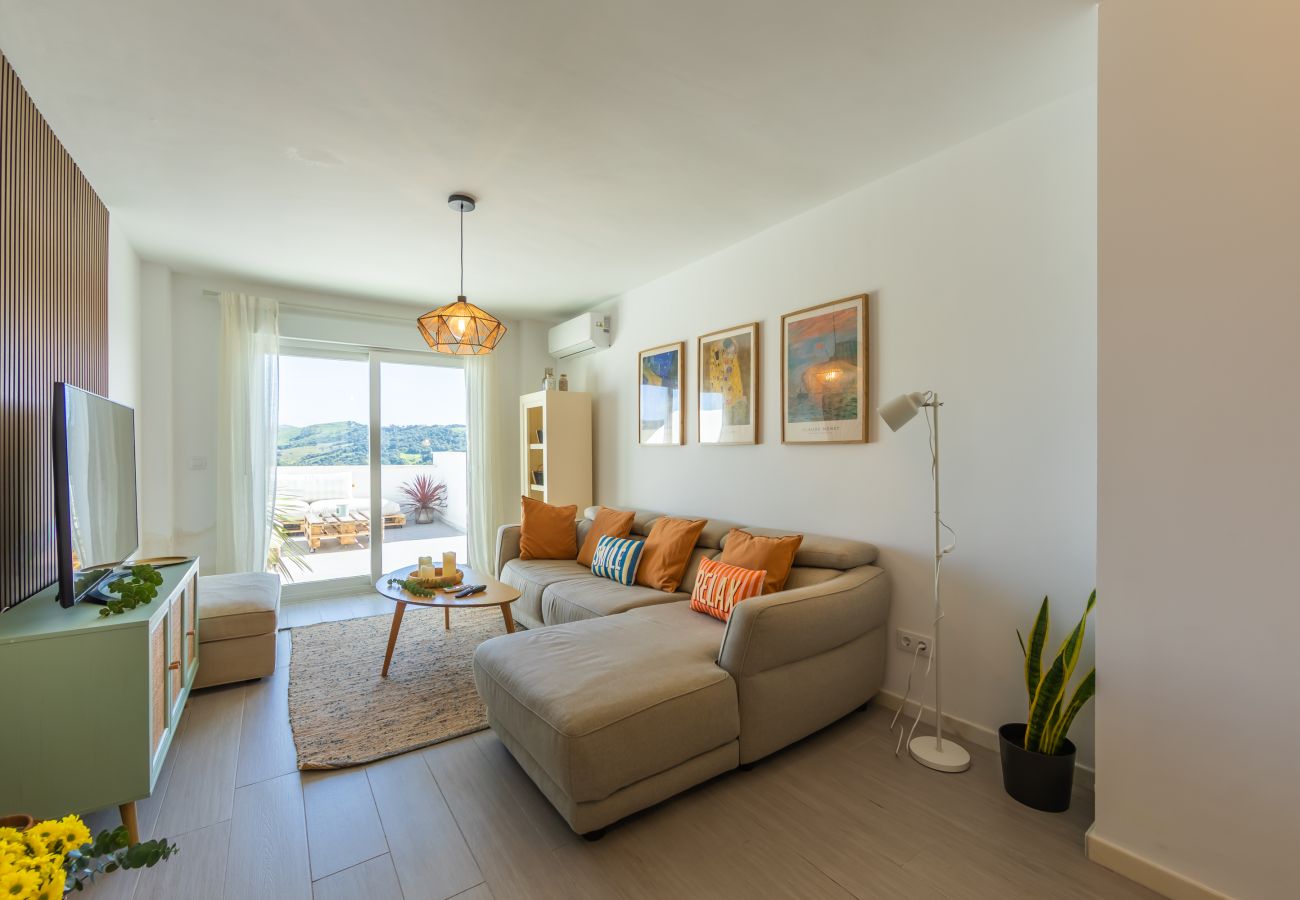 Apartment in Tarifa - Terrace with sea & Africa views and pool