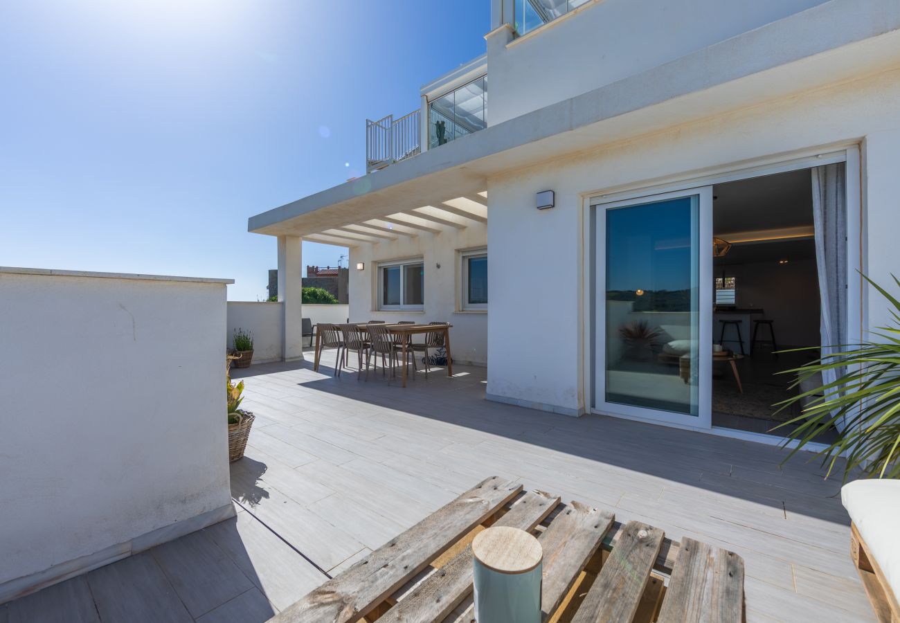 Apartment in Tarifa - Terrace with sea & Africa views and pool