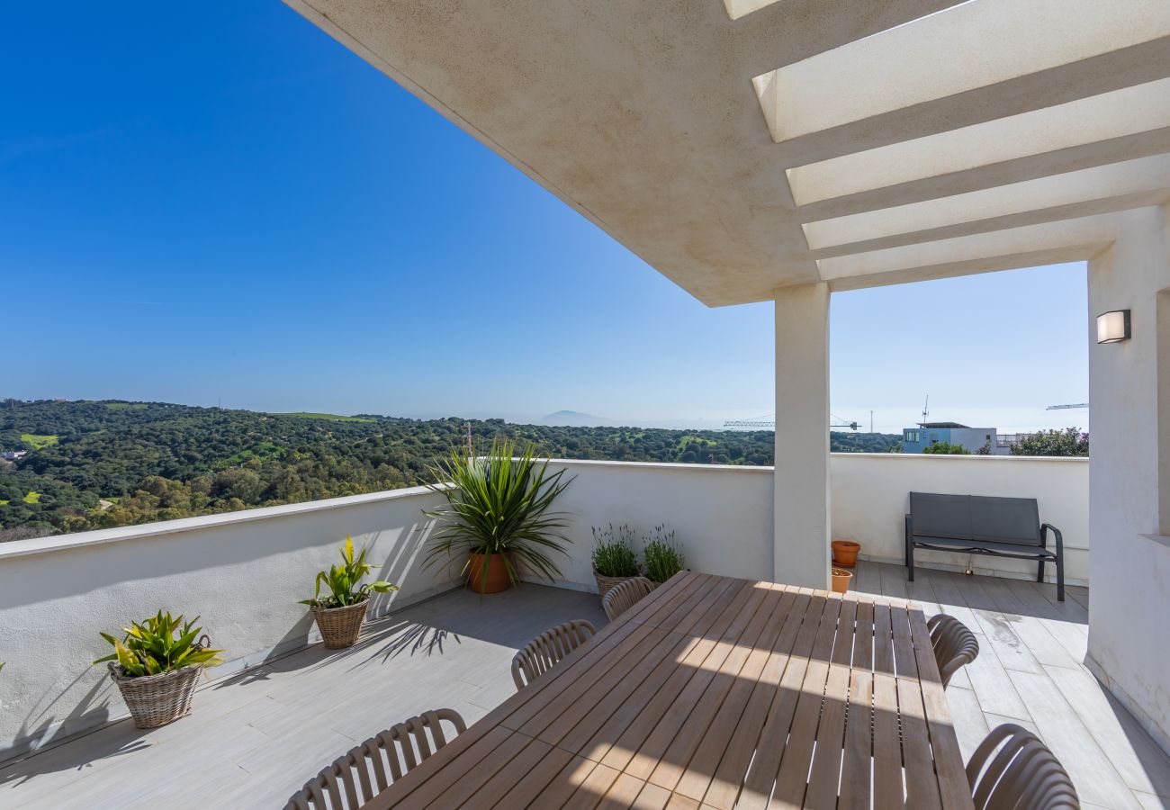 Apartment in Tarifa - Terrace with sea & Africa views and pool