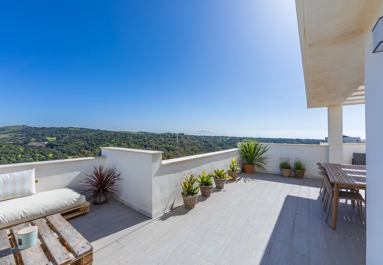 Apartment in Tarifa - Terrace with sea & Africa views and pool