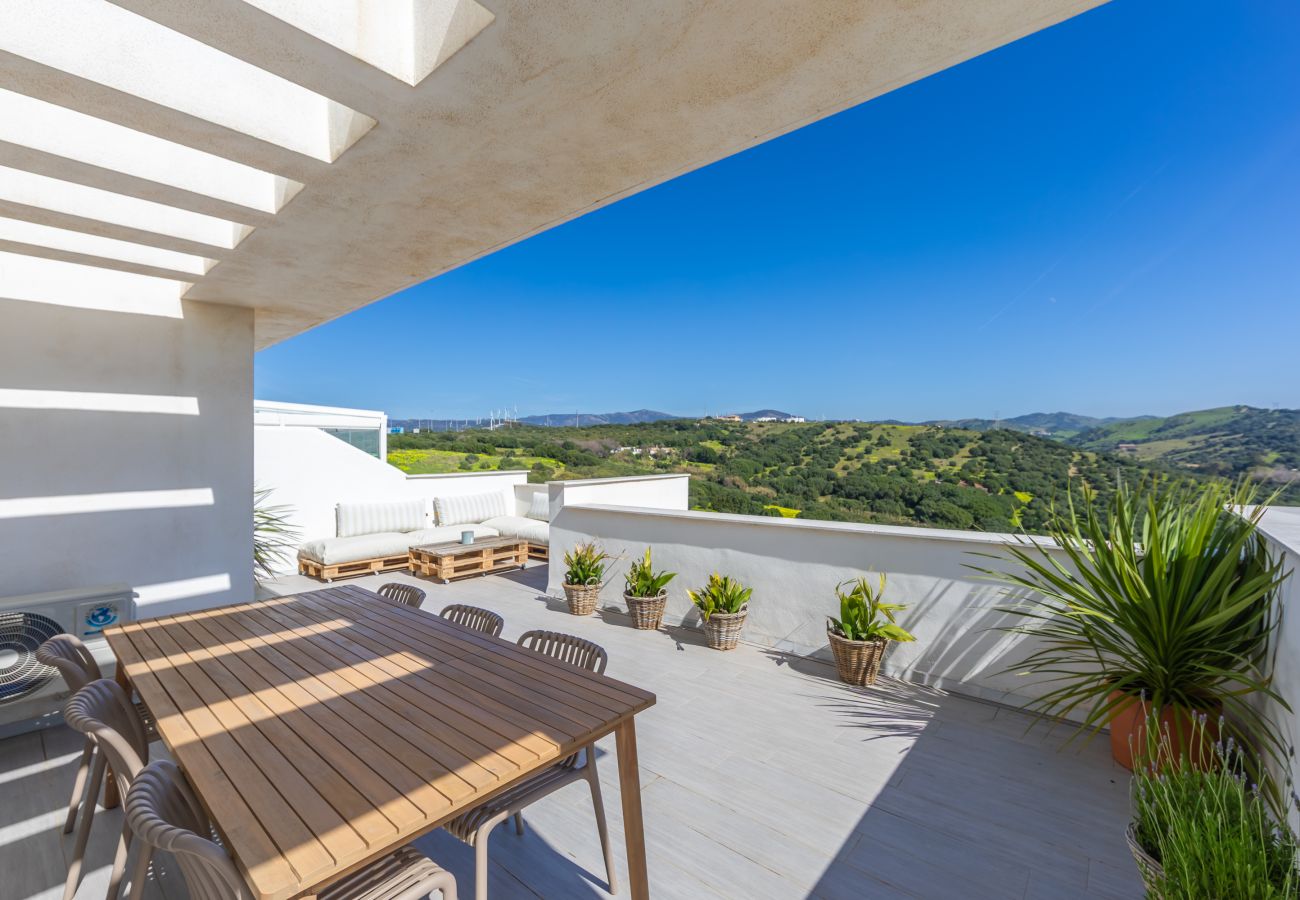 Apartment in Tarifa - Terrace with sea & Africa views and pool